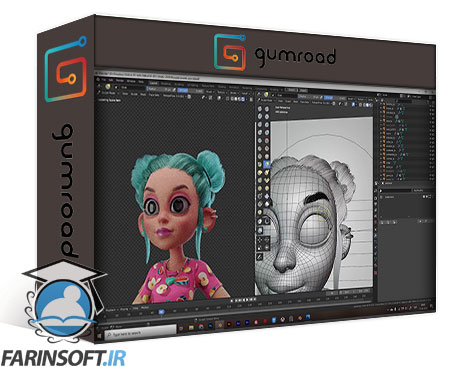ایجاد شخصیت سه بعدی برای انیمیشن ها در نرم افزارهای Blender & Substance Painter