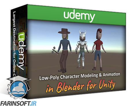 مدل سازی و انیمیت کردن کاراکترهای Low-Poly در نرم افزار Blender