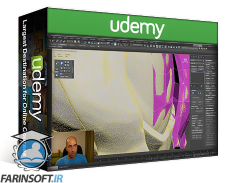 کورس یادگیری کامل Retopology و UV unwrapping در نرم افزار 3Ds Max