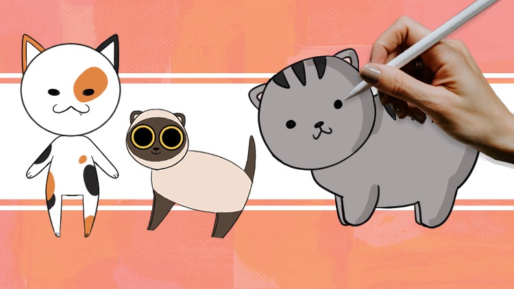 How To Draw Cute Cartoon Chibi Cats: Kawaii Drawing Course