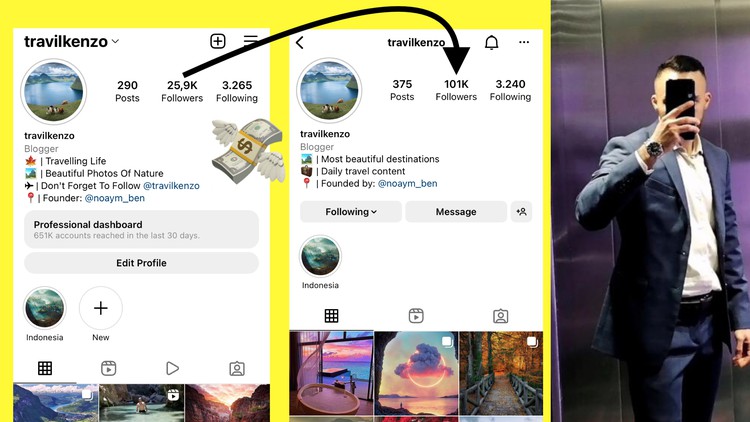 Flip instagram pages even if you’re complete a newbie