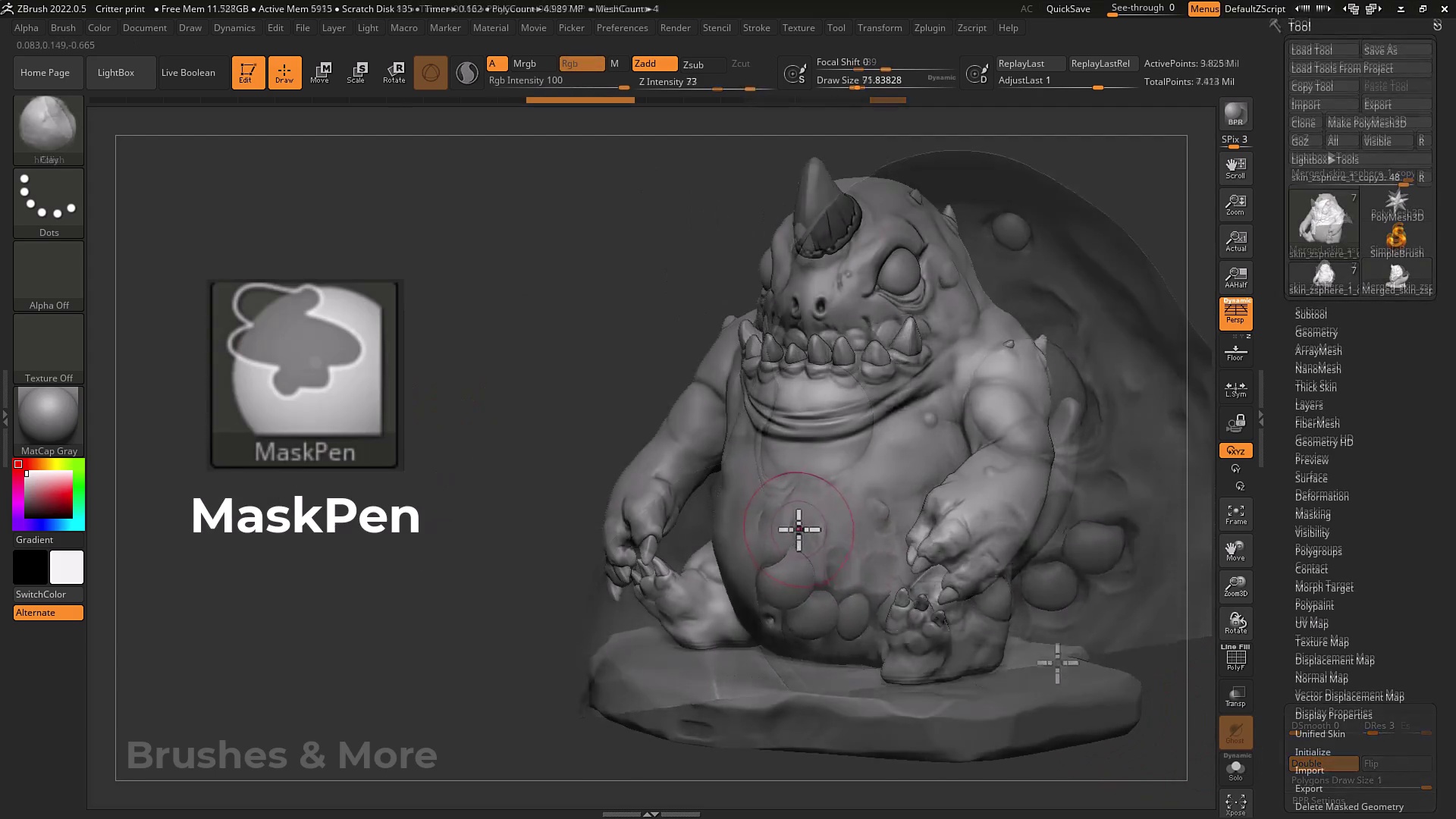 ZBrush QuickStart Introduction P1 Pierre Rogers