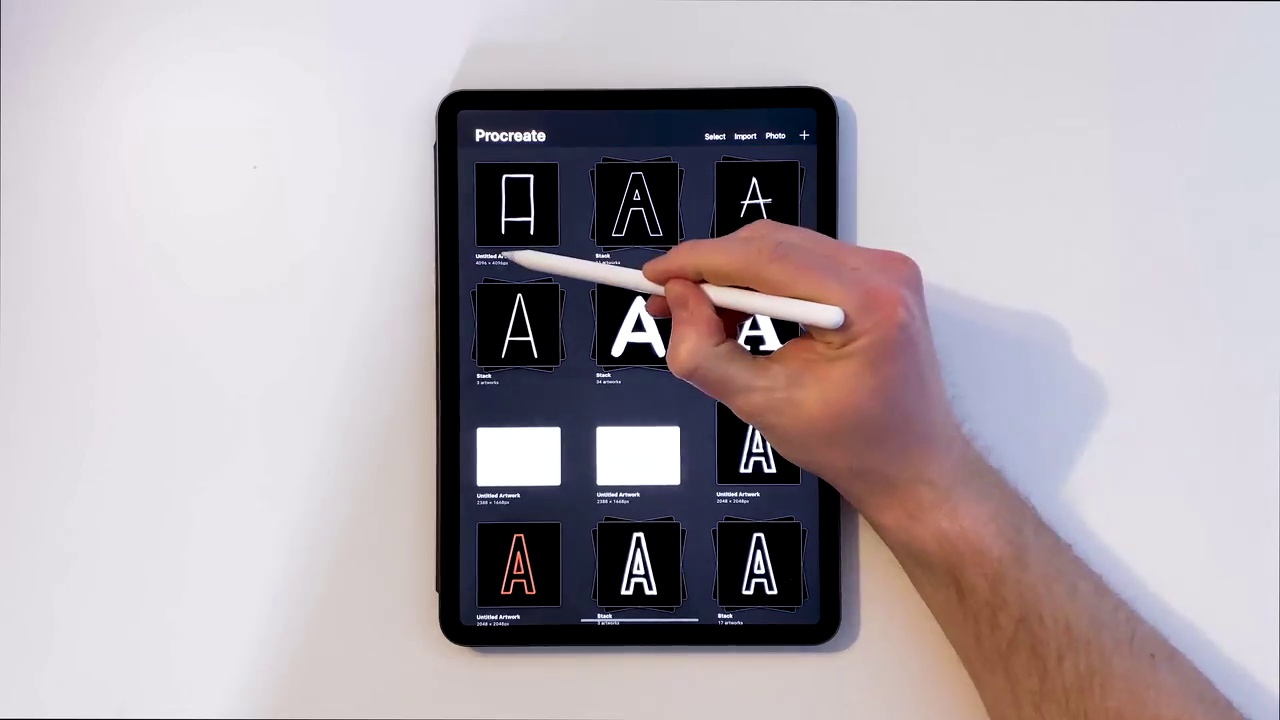 Create an Animated Font with Procreate