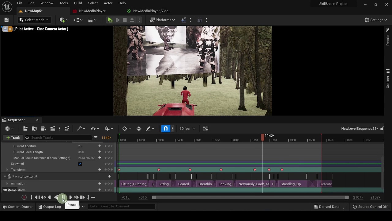 Unreal Engine 5 Adding & Playing Video Files Within the Environment
