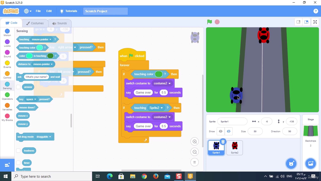 Game Design Using Scratch Level Two