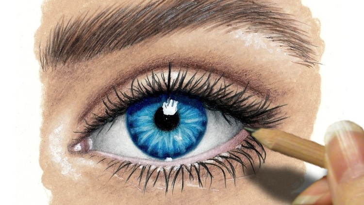 How to Draw Eyes with Colored Pencils