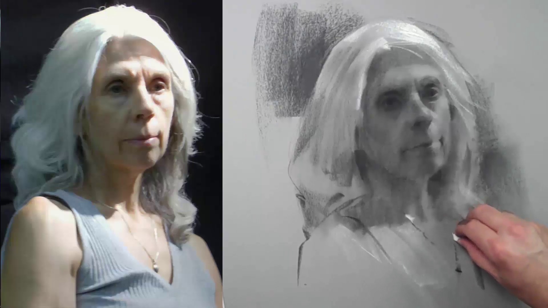 Drawing Portraits in Charcoal