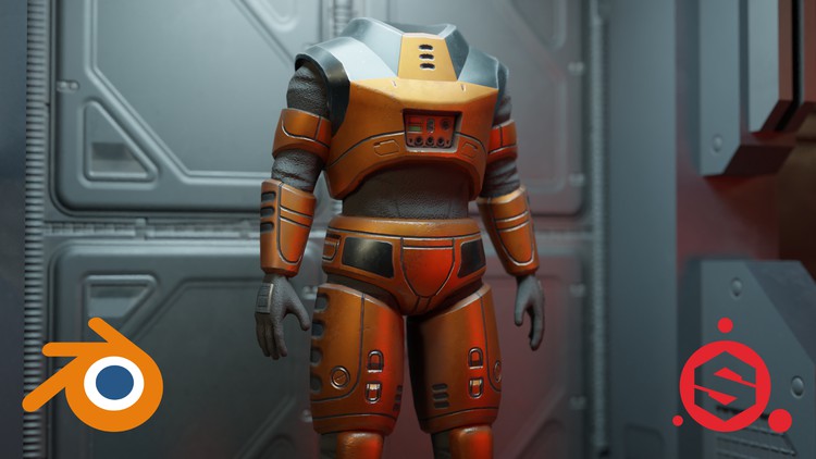 Sci-fi Character Armor – Blender and Substance Painter