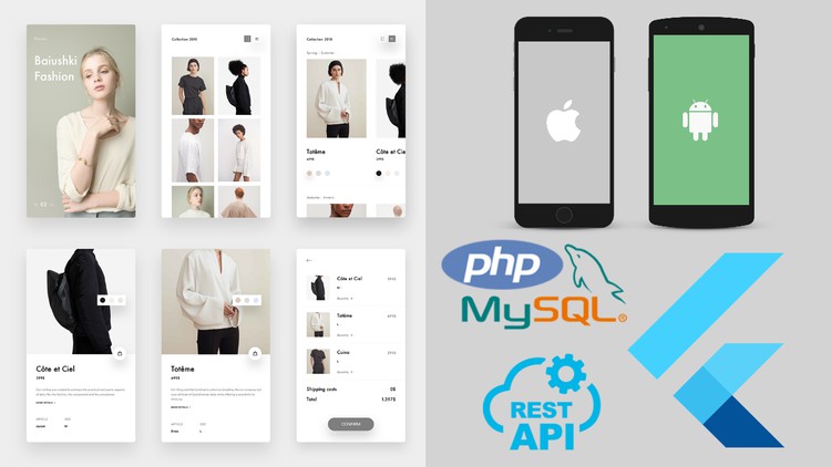 Learn GetX Flutter & Build Shopping App | REST API PHP MySQL