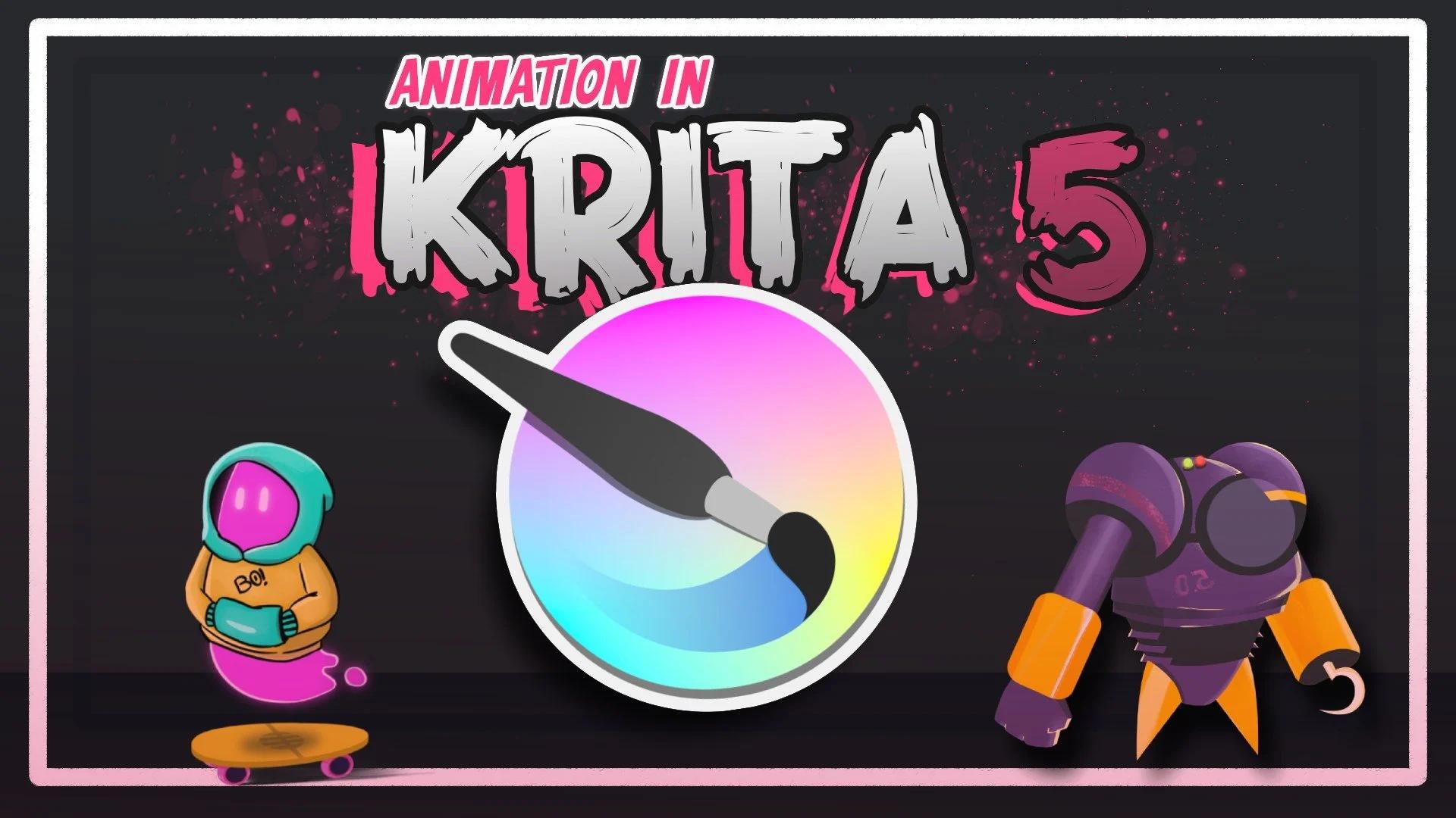 Make Your FIRST 2D Animation With KRITA 5