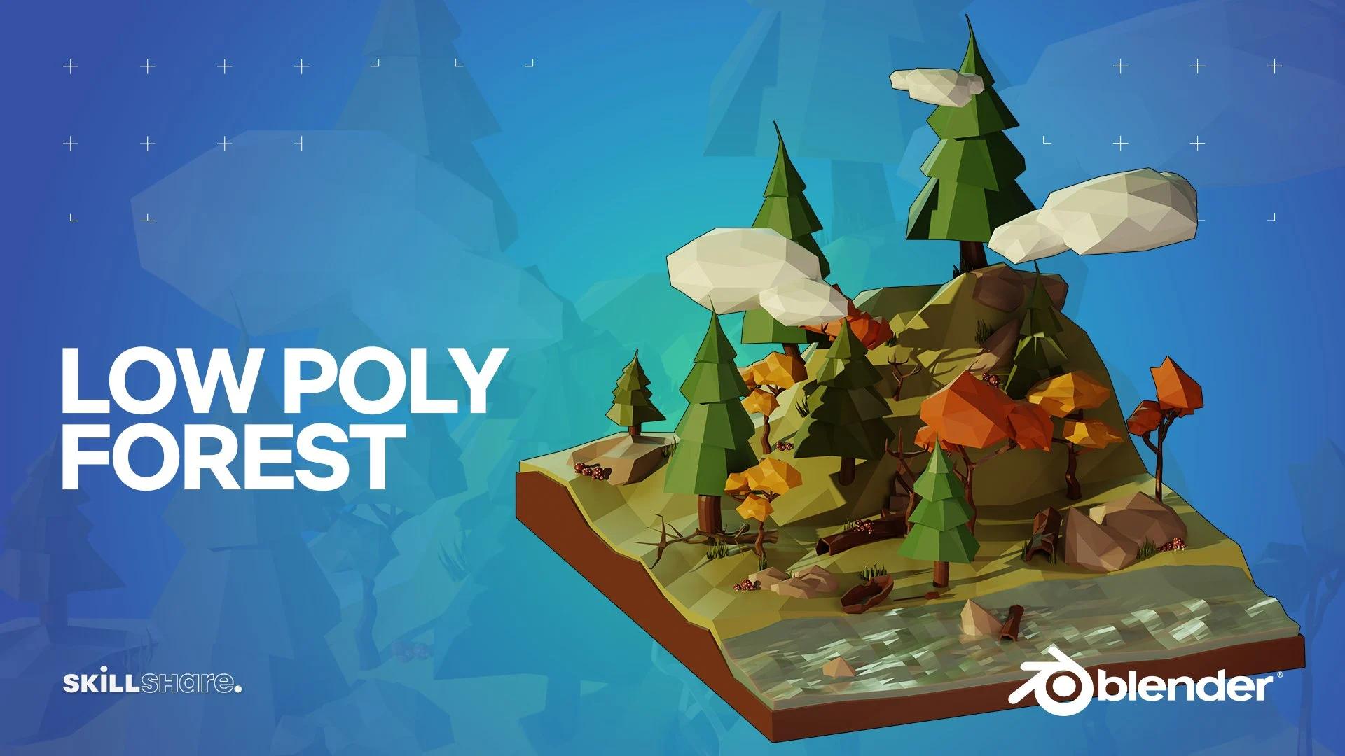 Create A Stunning Low-Poly Forest In Blender