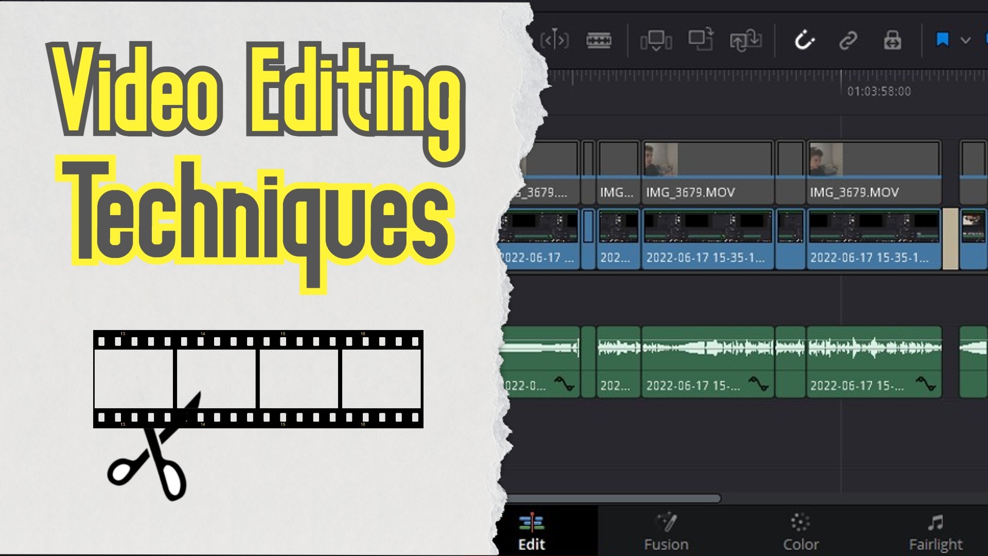 Video Editing Techniques: Edit different video formats
