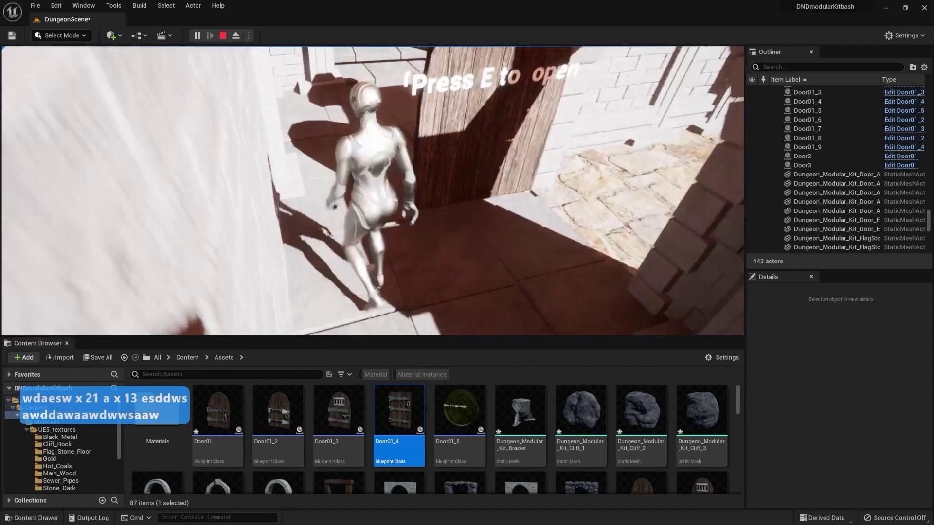 Blender 3 to Unreal Engine 5 Dungeon Modular Kitbash by 3D Tudor