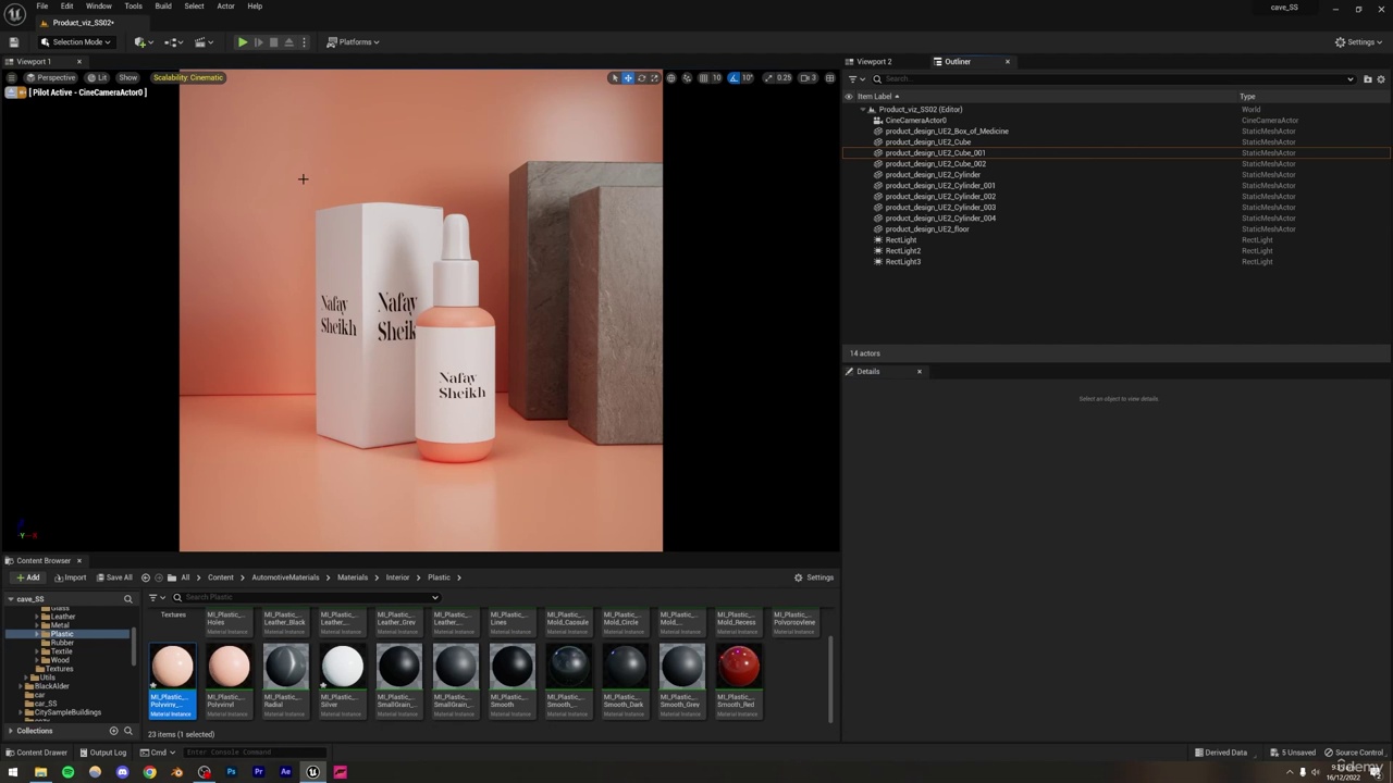 Unreal Engine 5 and Blender 3D – Easy Product Visualization by Nafay Sheikh