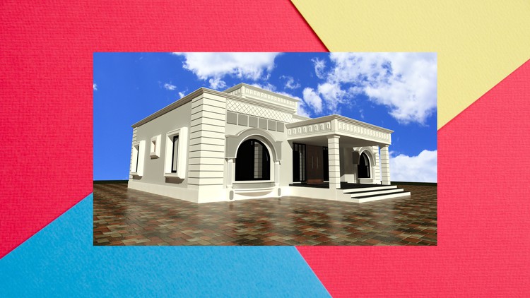 AutoCAD 2D & 3D Modern House Design Course – 2