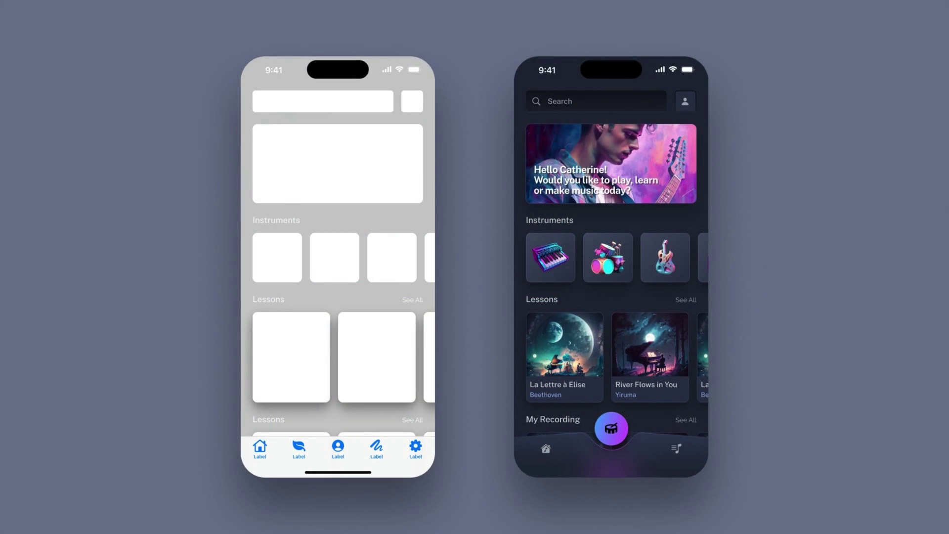 iOS Design with Midjourney and Figma