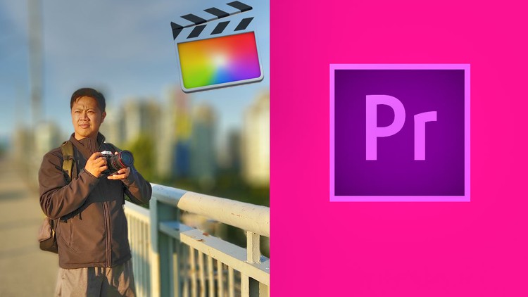 Adobe Premiere CC 2023 PLUS Final Cut Pro X Video Editing