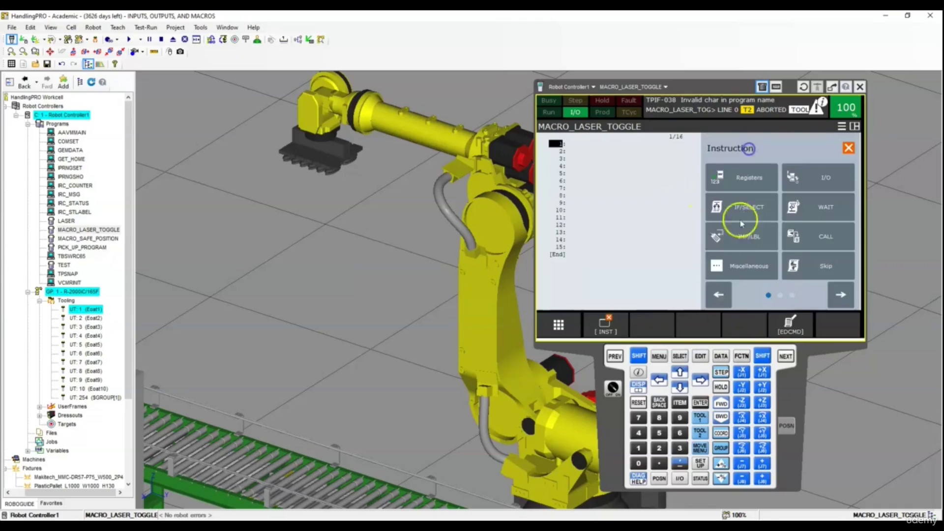 Fanuc Roboguide Robot Programming and Simulation