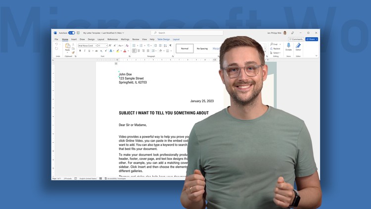 Microsoft Word 365: Craft Professional Letters with Ease