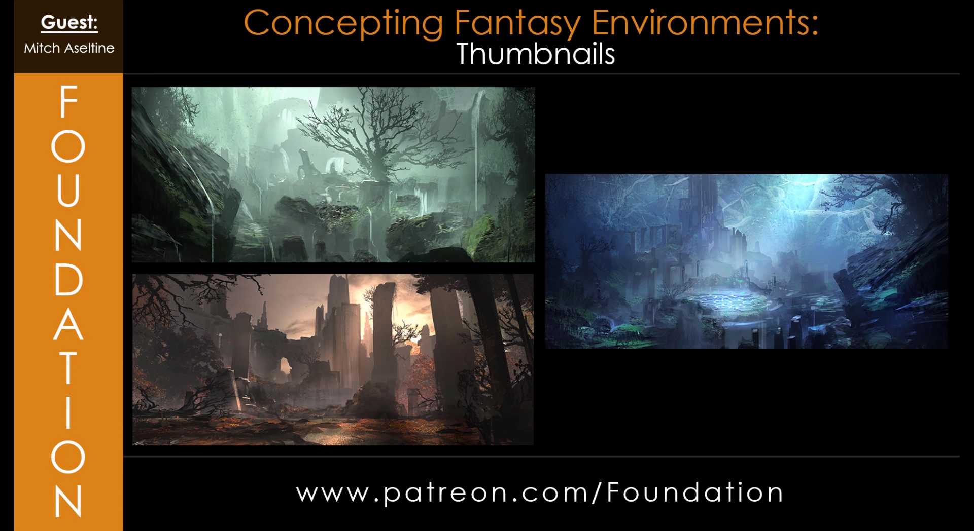 Concepting Fantasy Environments – Thumbnails – with Mitch Aseltine