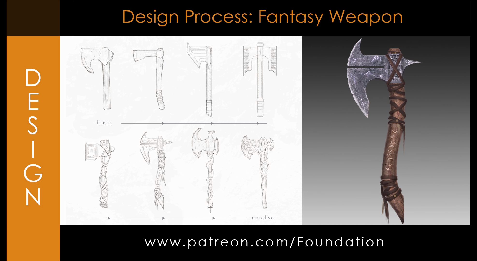 Design Process – Fantasy Weapon