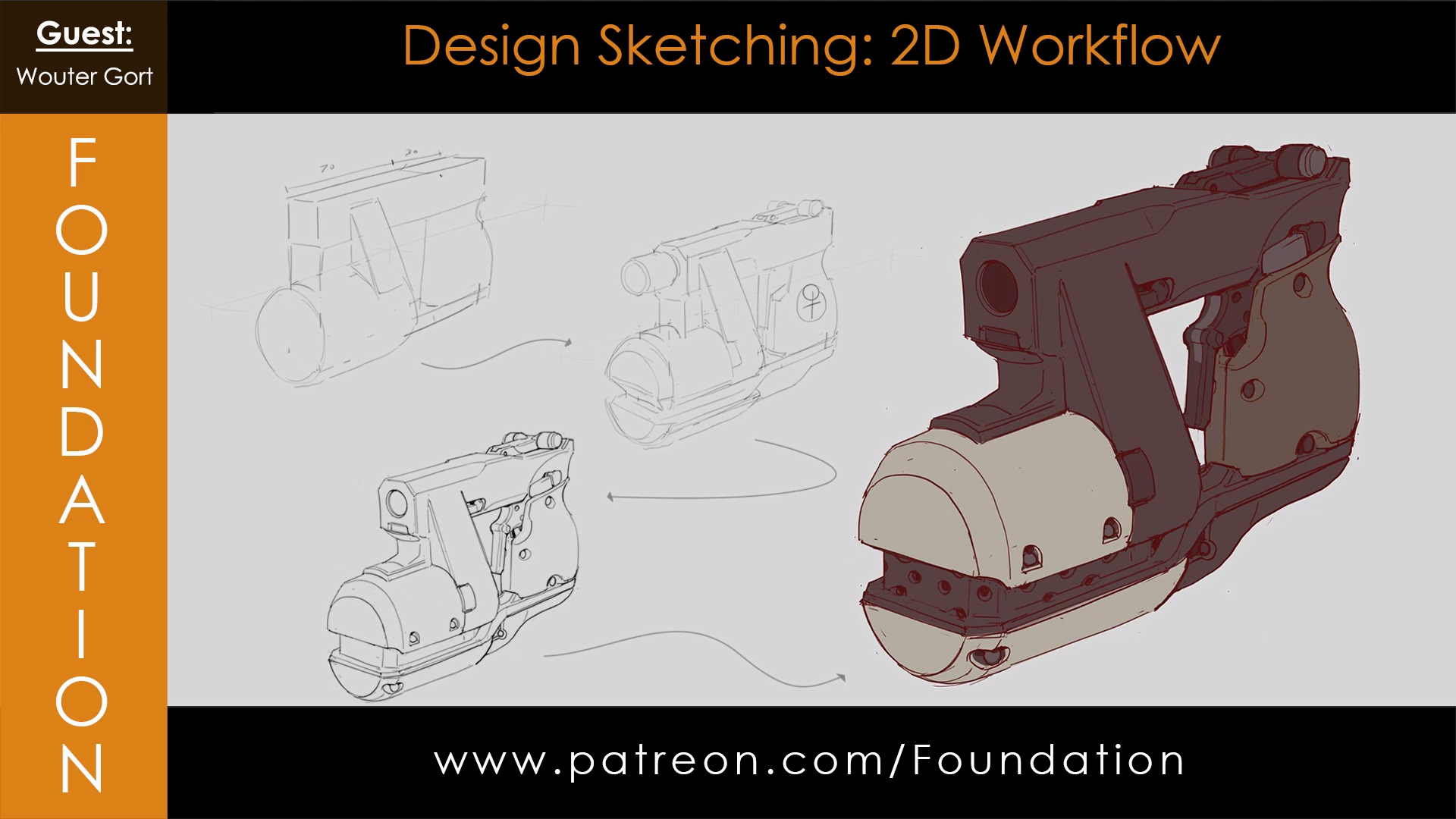 Design Sketching – 2D Workflow with Wouter Gort