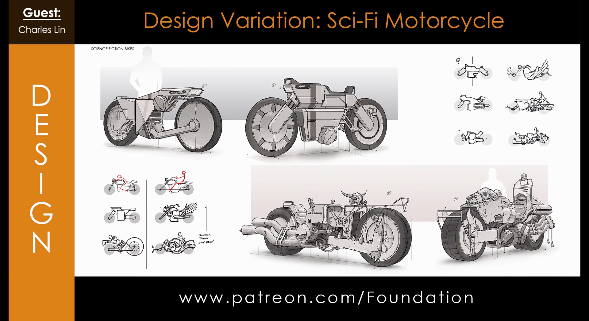 Design Variation – Sci-fi Motorcycle with Charles Lin