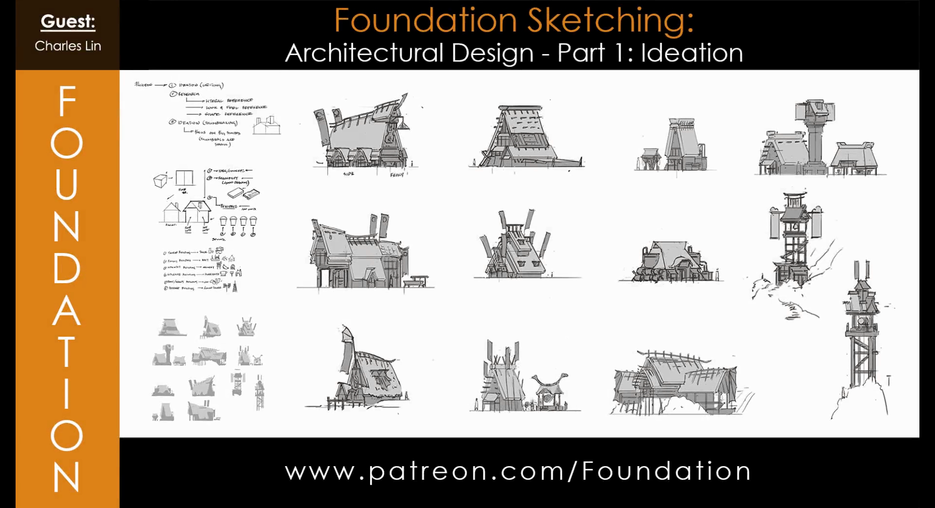 Foundation Sketching – Architectural Design Part 1 – Ideation with Charles Lin