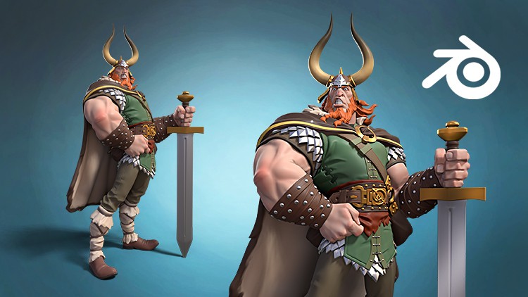 3D character sculpting in Blender – Viking edition