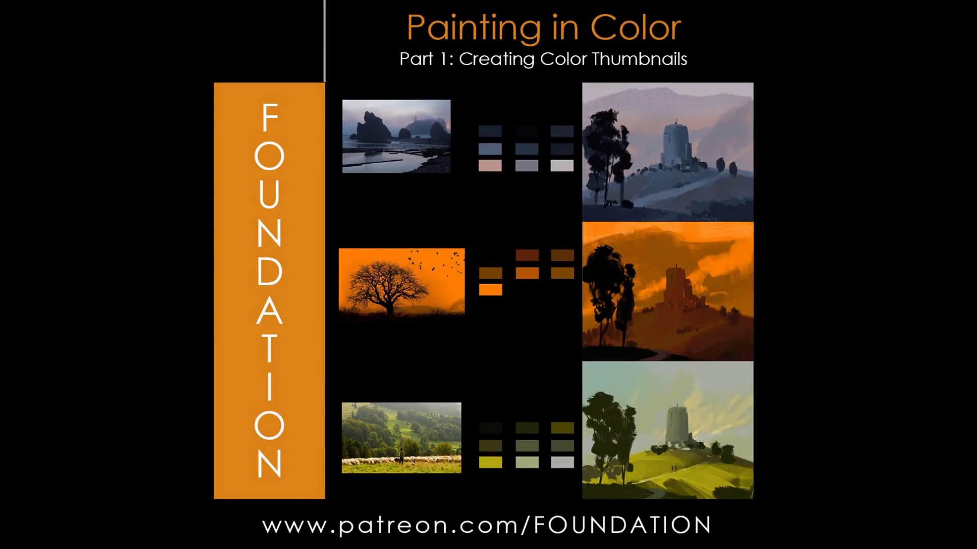 Painting in Color – Part 1 – Creating Color Thumbnails
