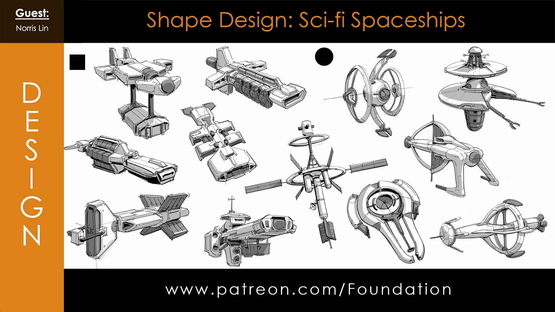 Shape Design – Sci-Fi Spaceships with Norris Lin