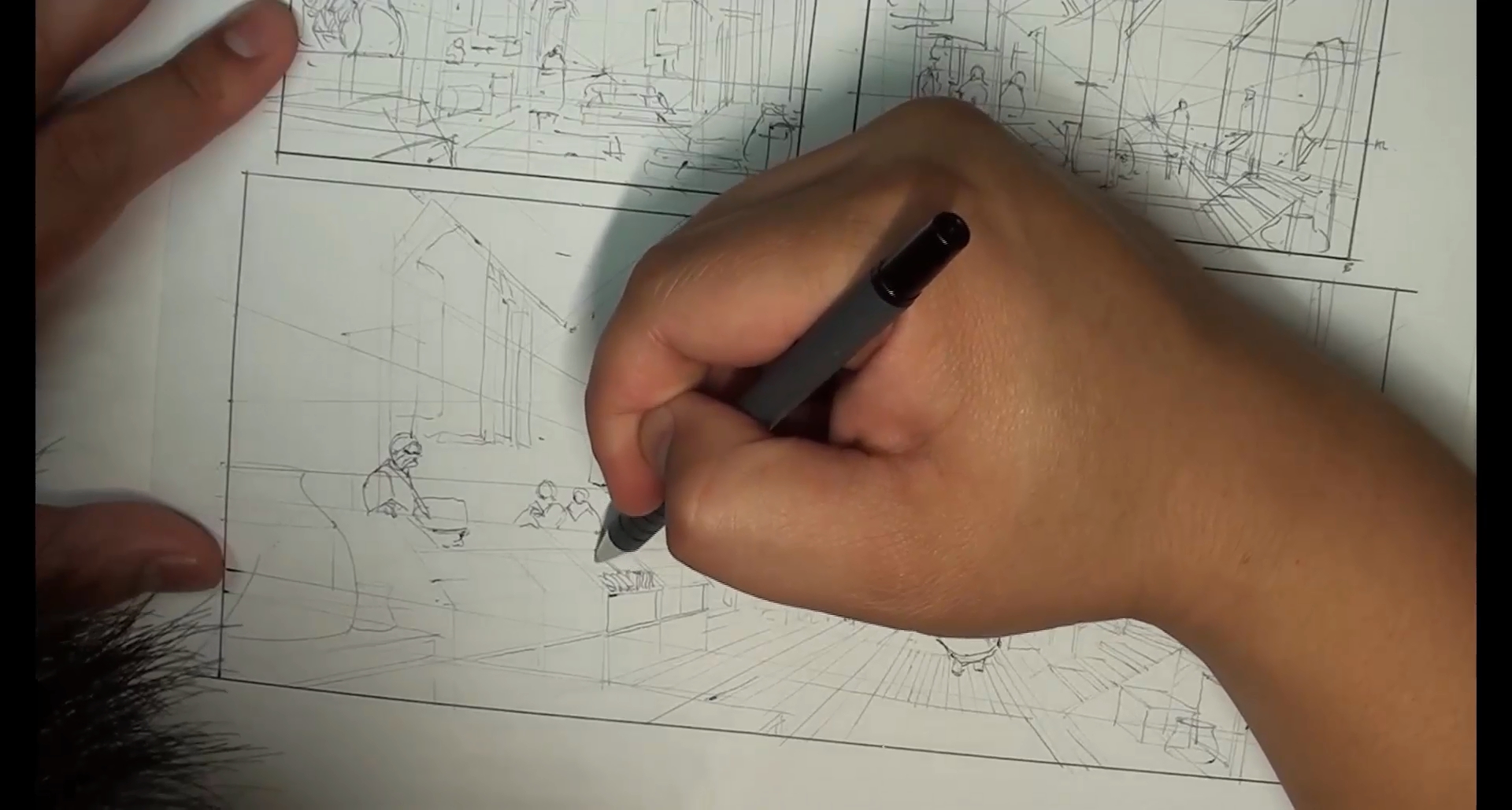 Sketching for Environment – Layout & Line Drawing