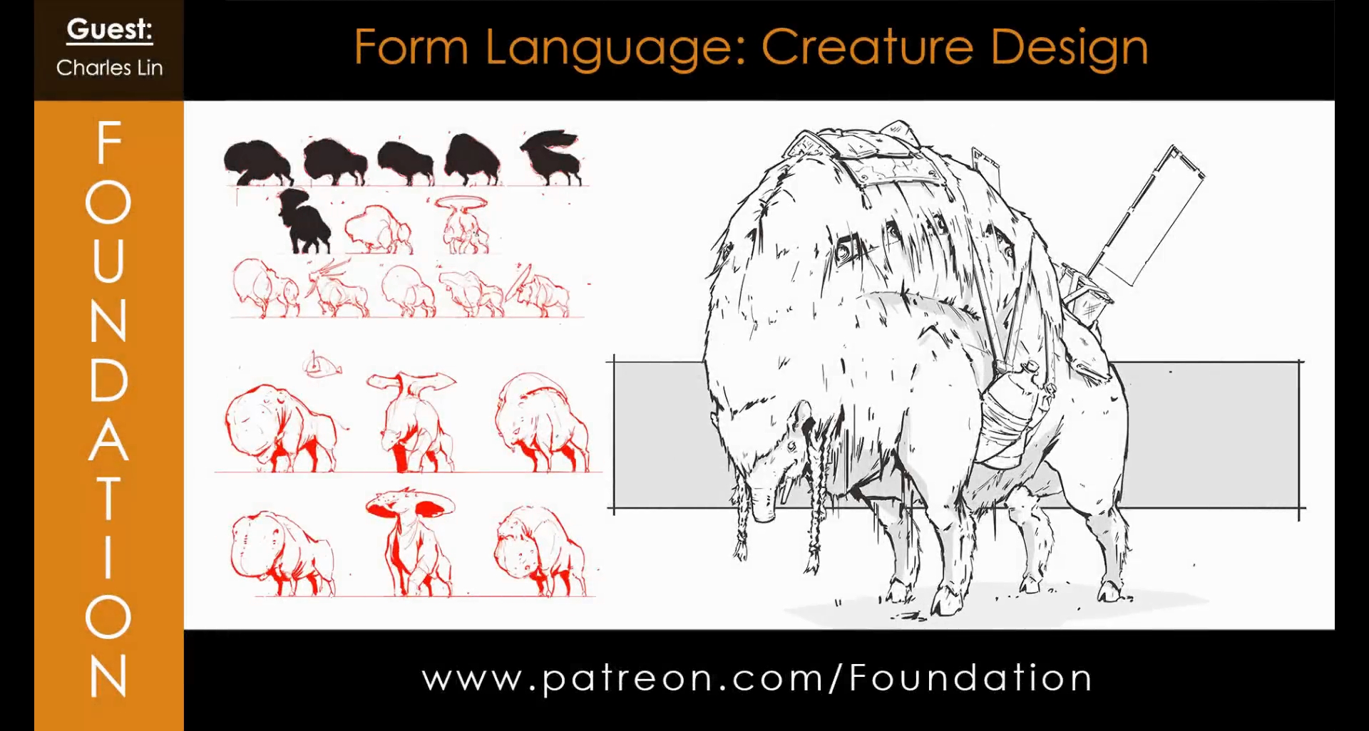 Foundation Patreon – Form Language Creature Design with Charles Lin