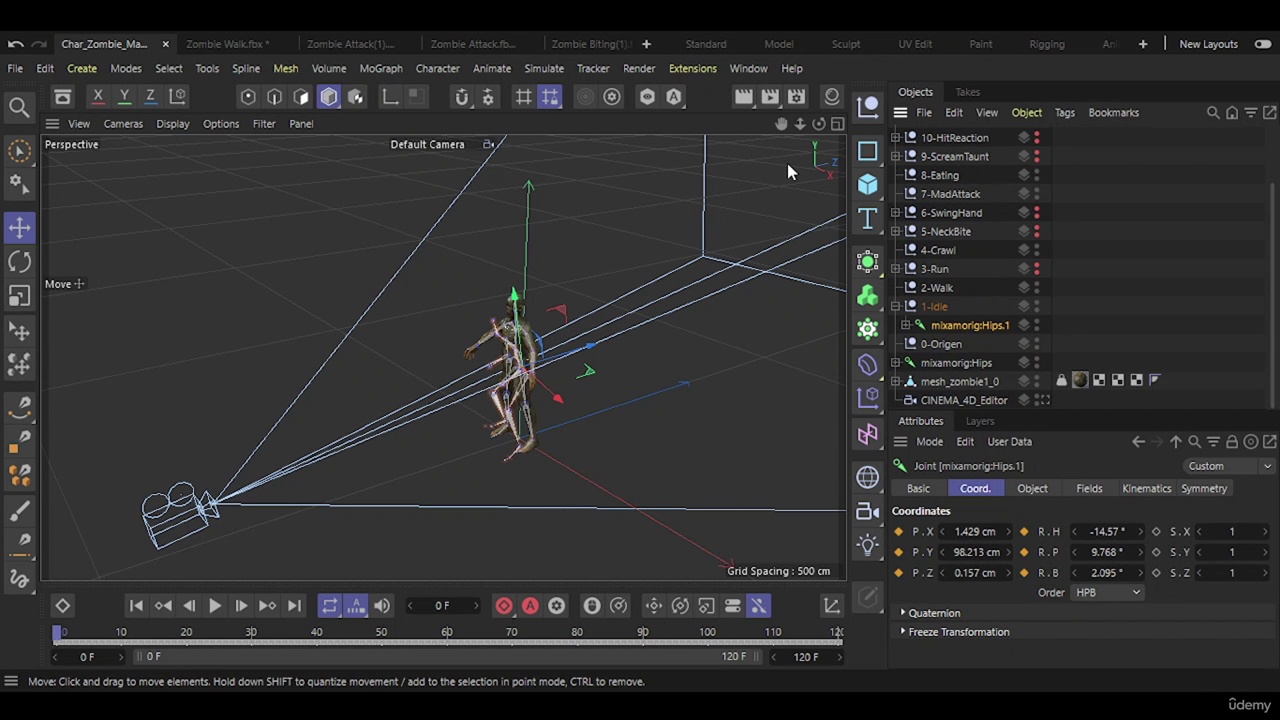 2D Character Animations Sprites In Cinema 4D And Aseprite