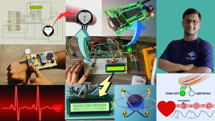 Biomedical Project: Heart Beat Monitor using 8051 Controller