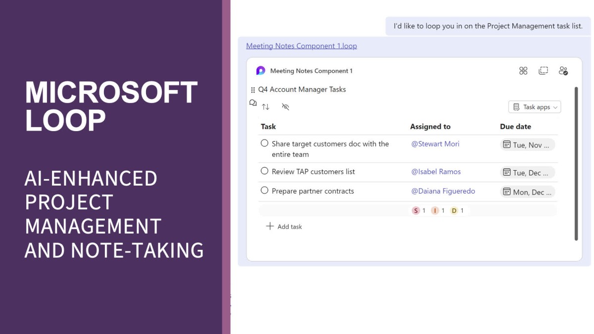 Microsoft Loop: AI-Enhanced Project Management and Note-Taking