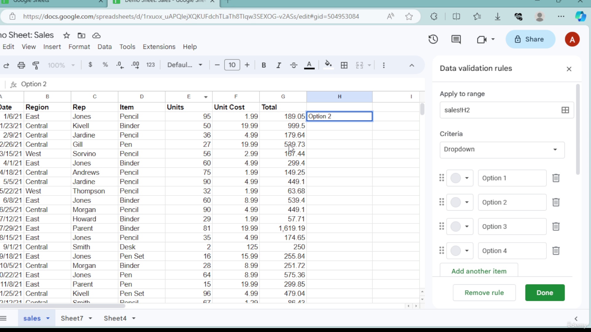 Google Sheets 2024  2-In-1 Course