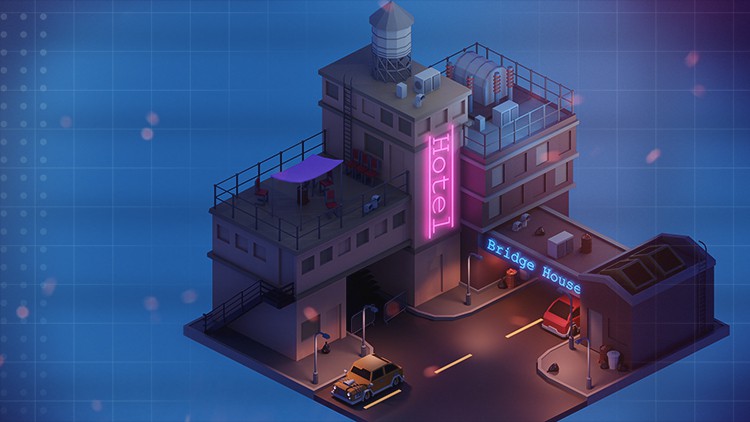 Creating Low Poly Cyberpunk Scenes with Blender