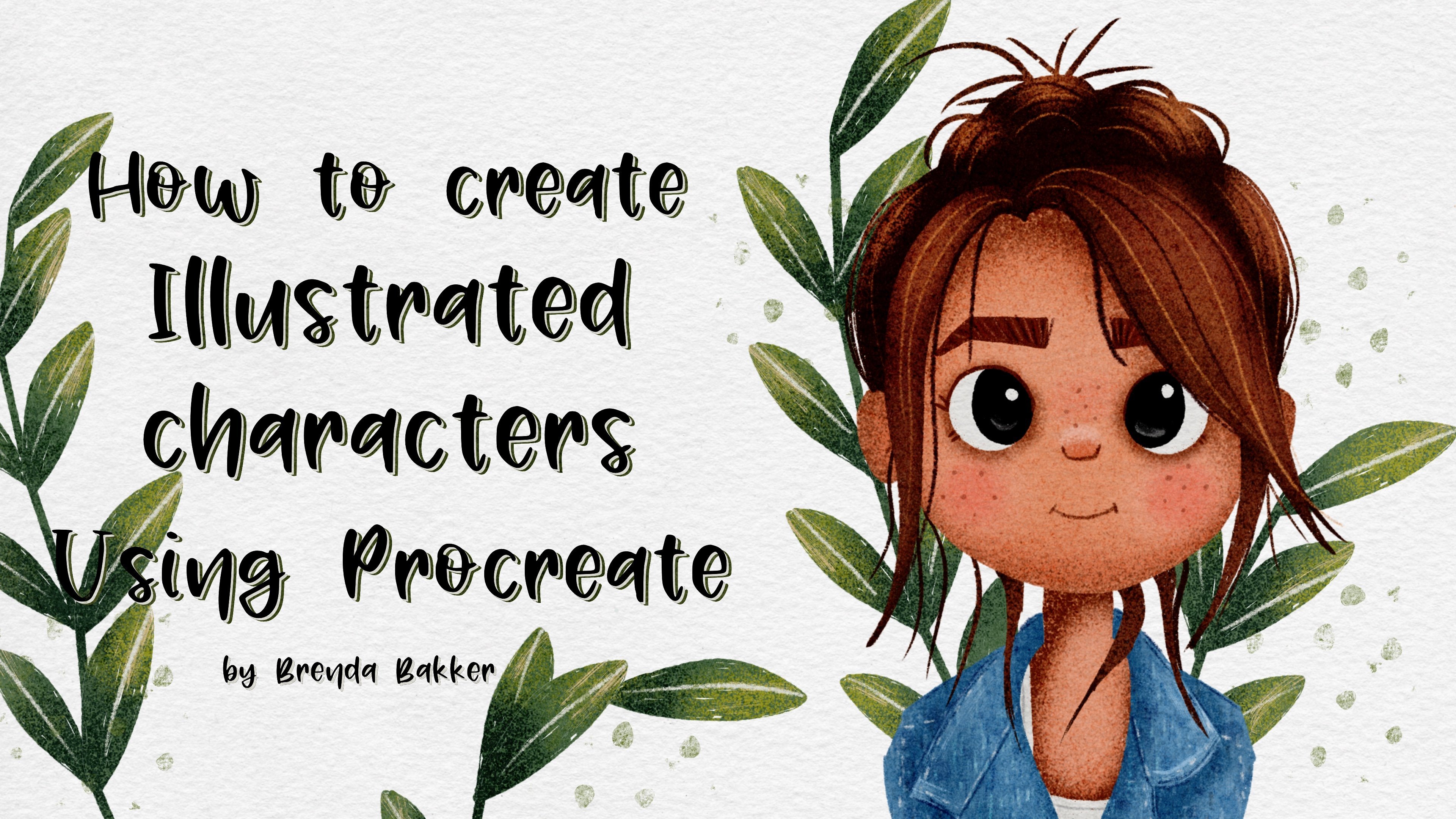 How to create Illustrated Characters using Procreate