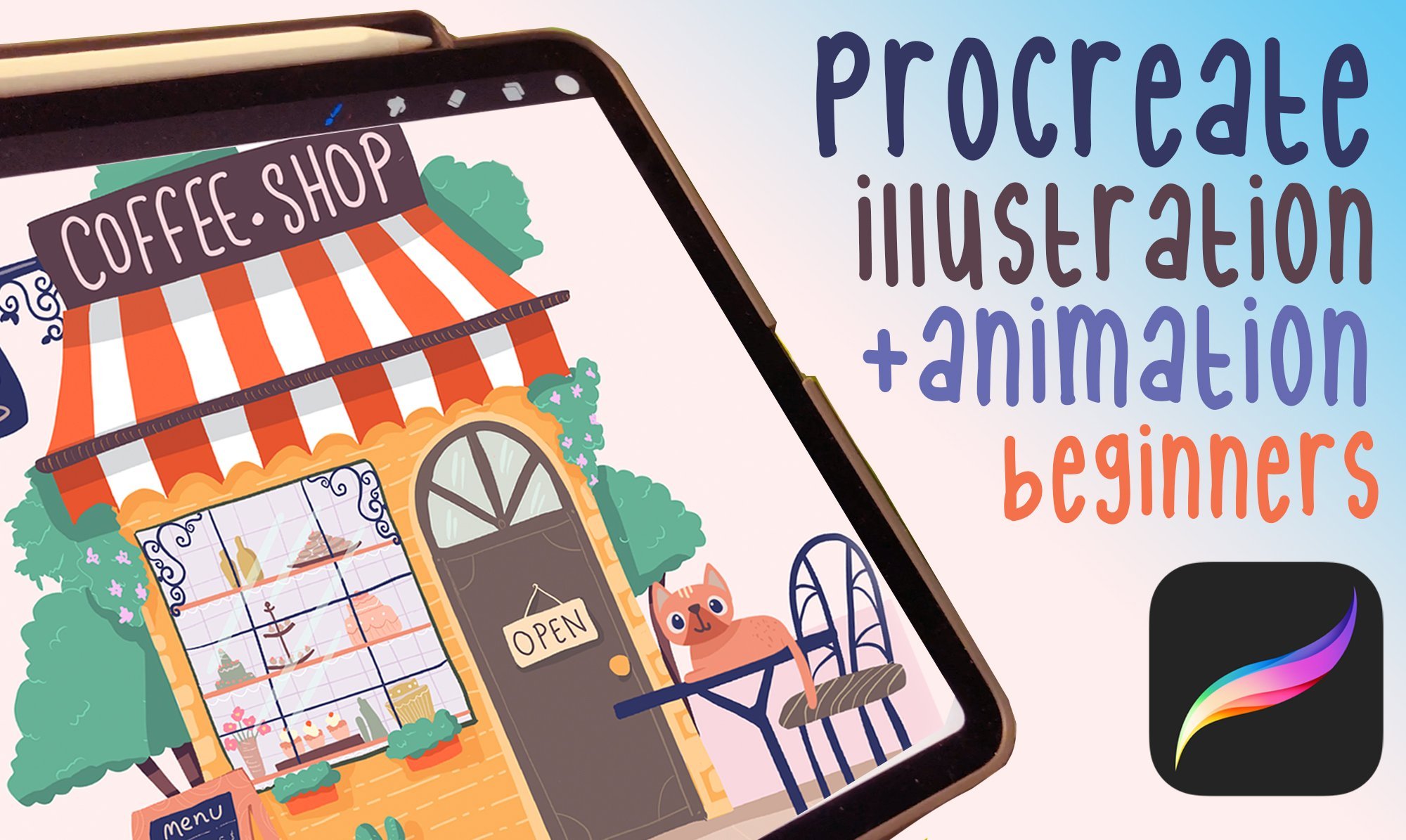 illustrate and Animate with Procreate for beginners | Boost your imagination !