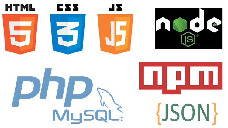 Best Bundle Of HTML,CSS, JAVASCRIPT, NODE JS, NPM, JSON, SQL