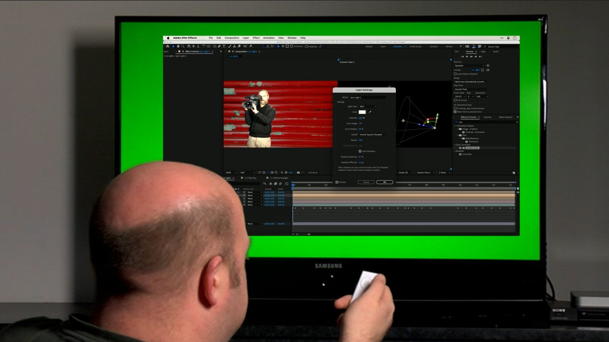 Video Green Screen Workflows