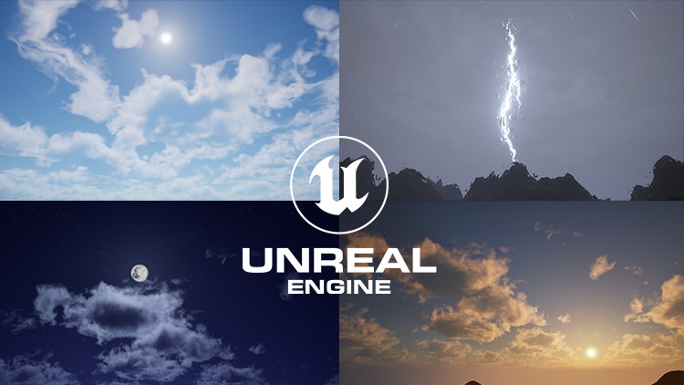 Unreal Engine 5: One Course Solution For Dynamic Sky System