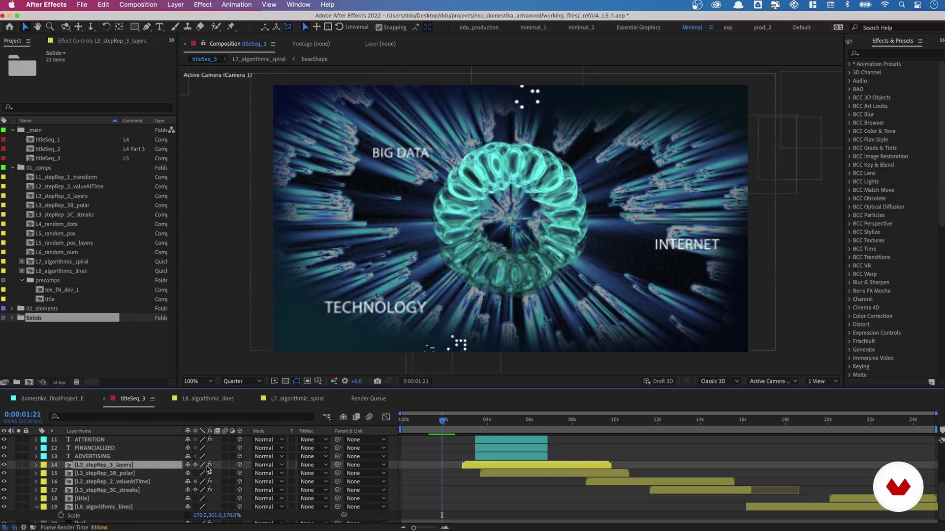Advanced After Effects Coding for Motion Design – Desmond Du