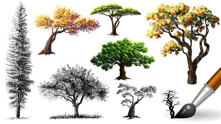 Learn to Draw & Paint ANY Tree: Full Masterclass for Artists