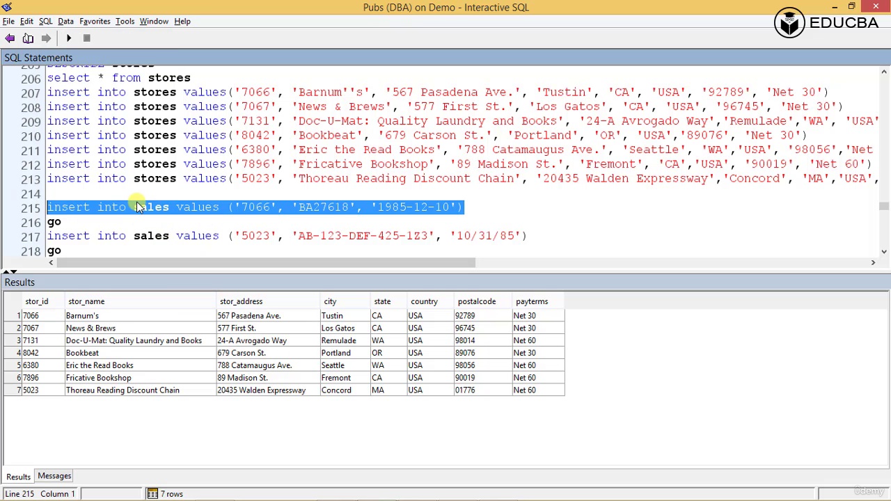 Sybase – Beginners to Advanced