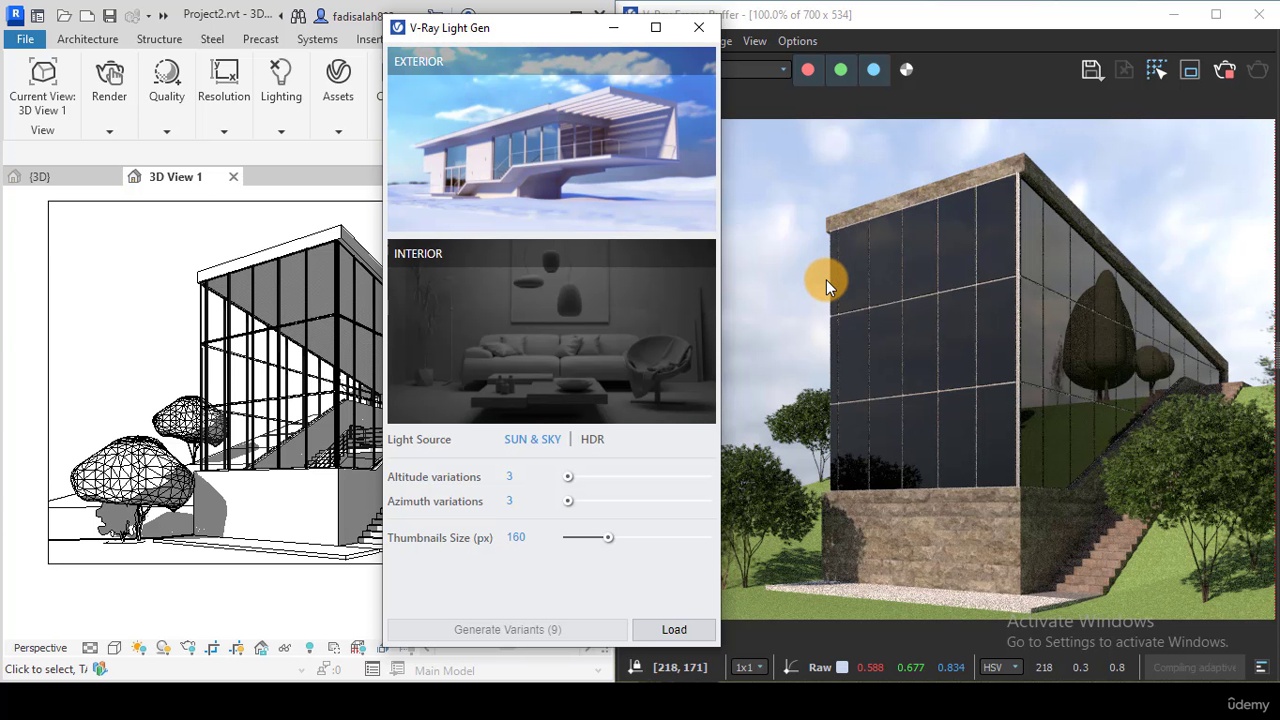 Vray and AI Rendering In Revit 2025