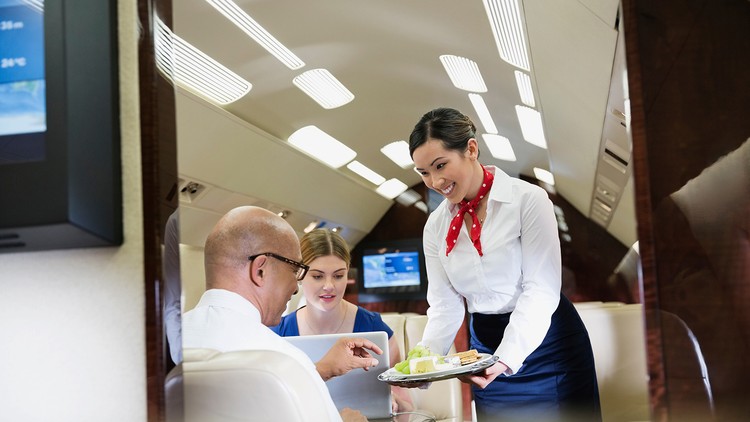 Role of a Private Jet / Corporate Flight Attendant