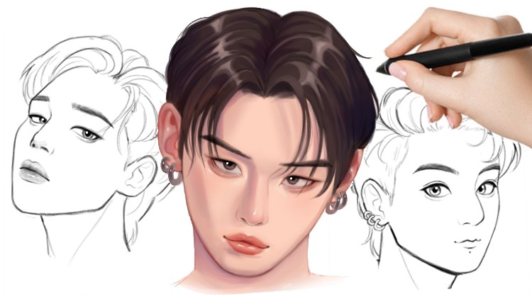 The Ultimate Art Course: K-POP Faces (Male Idols)