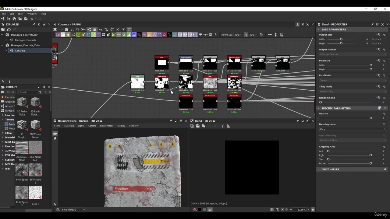 Mastering Concrete Material Creation in Substance Designer